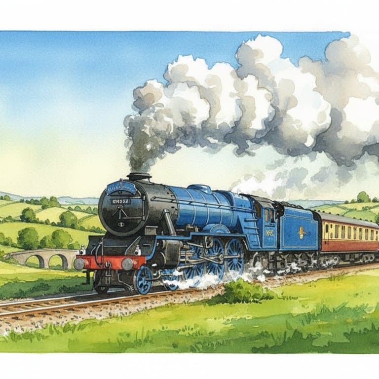 LNER A2 Class Blue Peter — Steam train operated by Heritage Railways
