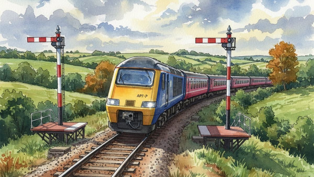 APT-P Tilting Train — Heritage train operated by Heritage Railways