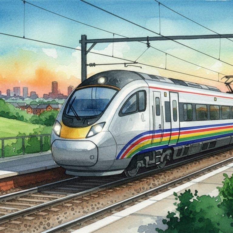 Rainbow Express — Electric train
