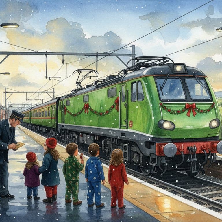 Superhero Express — Electric train operated by Fun Line Express