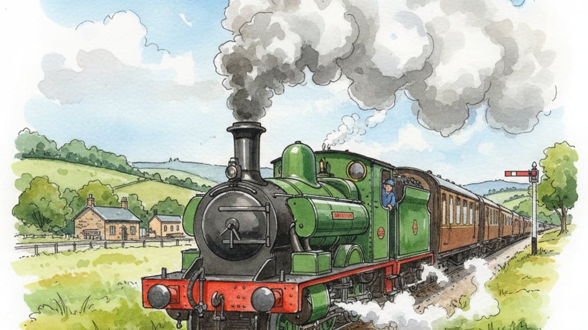 Dragon Steam Engine — Steam train operated by Fun Line Express