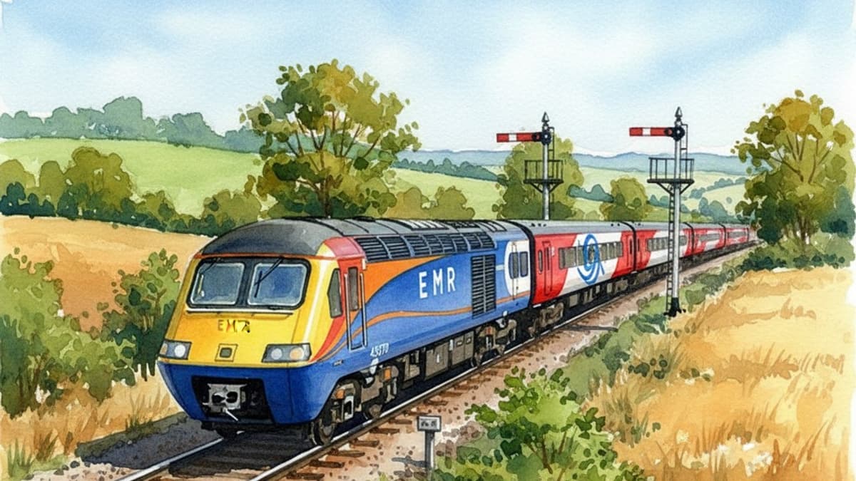 Class 43 HST Power Car — Heritage train operated by Heritage Railways