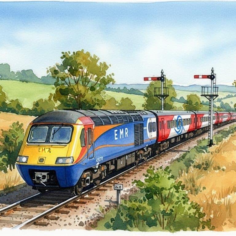 Class 43 HST Power Car — Heritage train operated by Heritage Railways