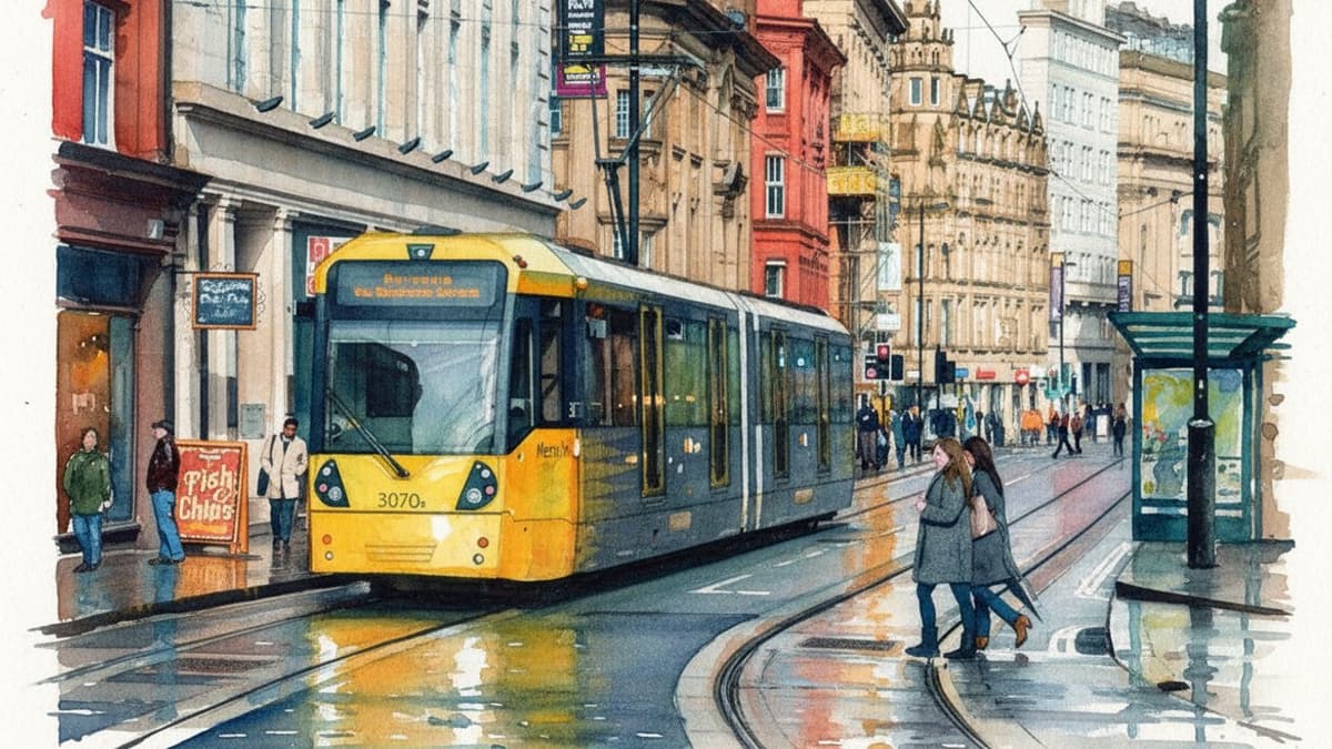 Metrolink M5000 — Tram train operated by Manchester Metrolink