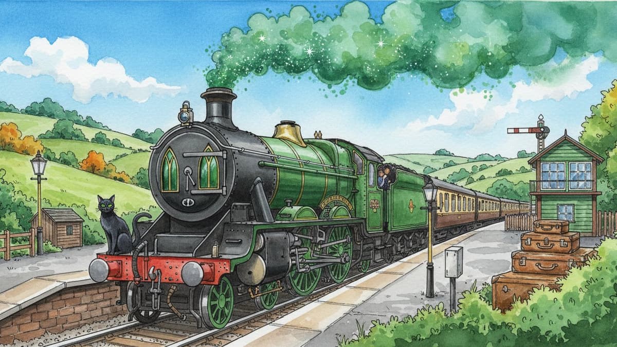 The Witch Train — Steam train operated by Heritage Railways