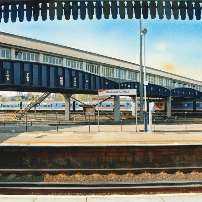 Clapham Junction railway station in London