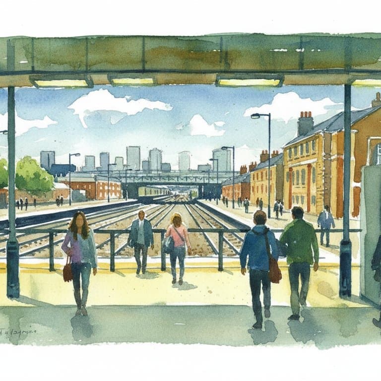 London Bridge railway station in London