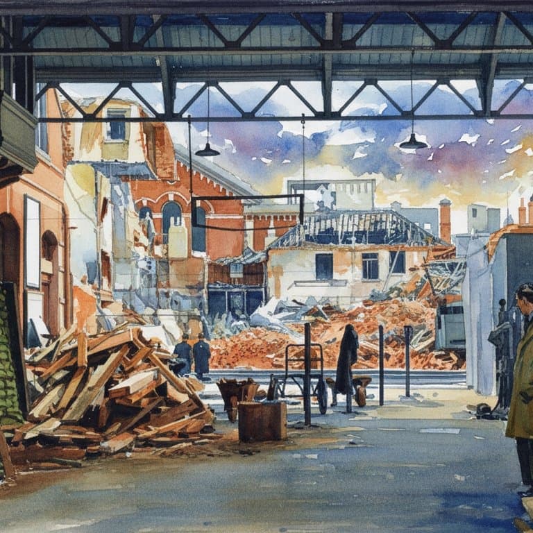 Portsmouth & Southsea railway station in South England