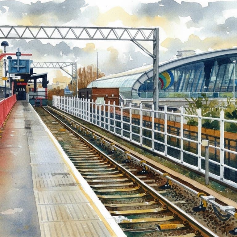 Stratford railway station in London