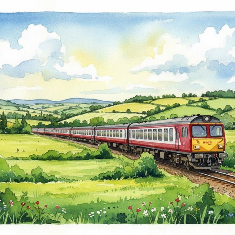 Rare rarity train card