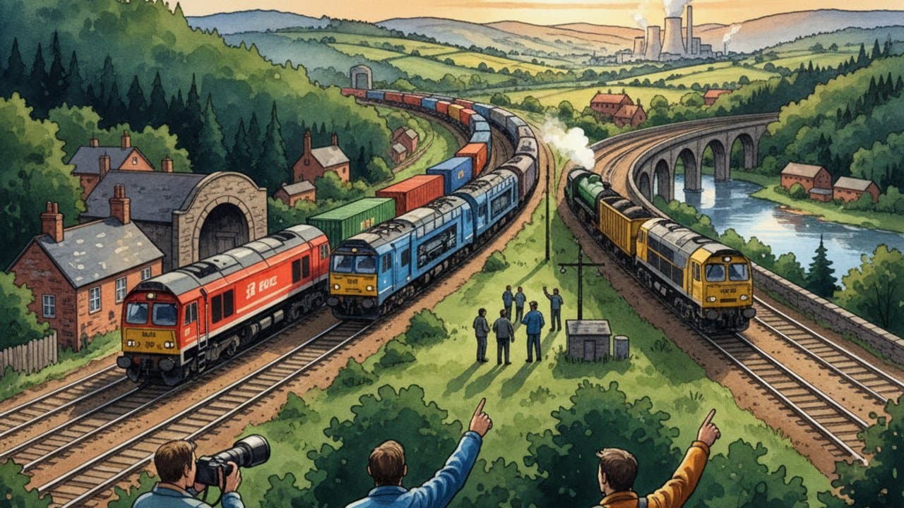 Spotting Freight Trains: Best UK Locations for Heavy Goods