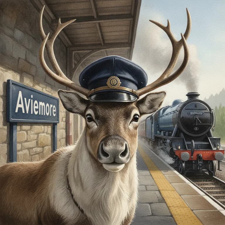 Rudi, Station Master at Aviemore