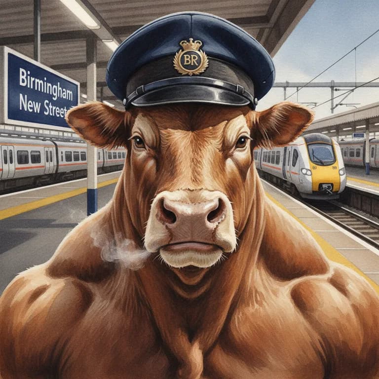 Sir Loin, the bull station master