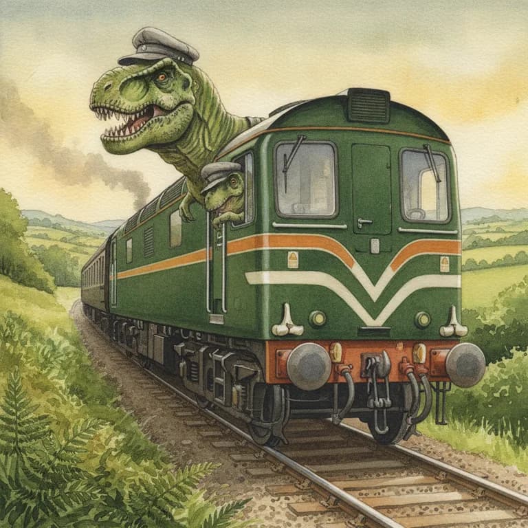 The T-Rex Train, Diesel train