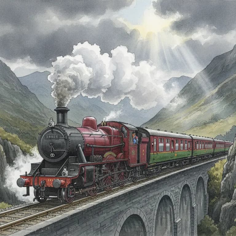 The Wales Train, Steam train
